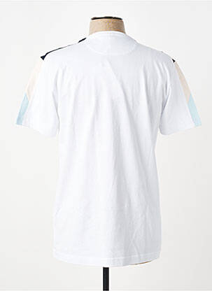 T-shirt broderie manches courtes blanc CAMBERABERO homme