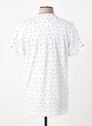 T-shirt stretch manches courtes blanc CAMBERABERO homme