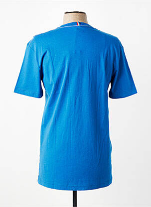 T-shirt broderie manches courtes bleu CAMBERABERO homme