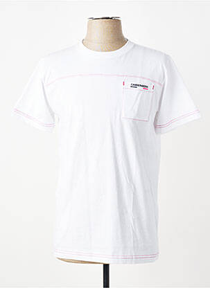 T-shirt stretch manches courtes blanc CAMBERABERO homme