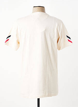 T-shirt broderie manches courtes beige CAMBERABERO homme