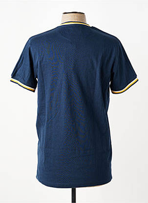 T-shirt coupe droite manches courtes bleu CAMBERABERO homme