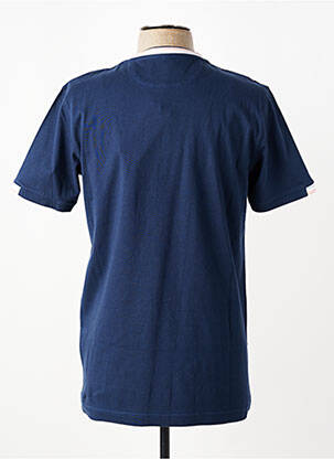 T-shirt broderie manches courtes bleu CAMBERABERO homme