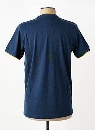 T-shirt coupe droite manches courtes bleu CAMBERABERO homme