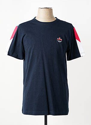 T-shirt broderie manches courtes noir CAMBERABERO homme