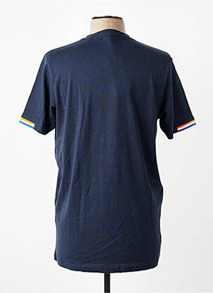 T-shirt coupe cintrée manches courtes bleu CAMBERABERO homme