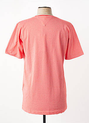 T-shirt broderie manches courtes rouge CAMBERABERO homme