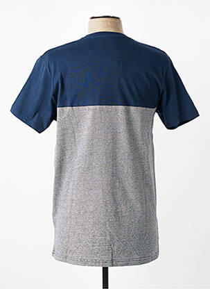 T-shirt coupe droite manches courtes bleu CAMBERABERO homme