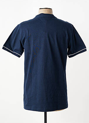 T-shirt broderie manches courtes bleu CAMBERABERO homme