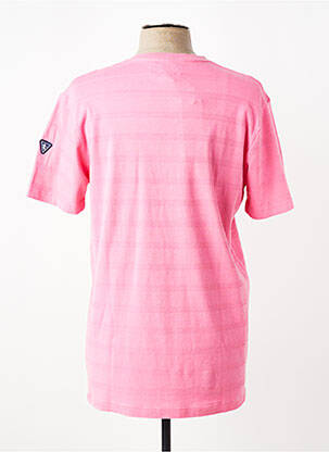 T-shirt coupe droite manches courtes rose CAMBERABERO homme