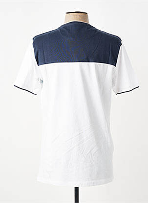 T-shirt broderie manches courtes blanc CAMBERABERO homme