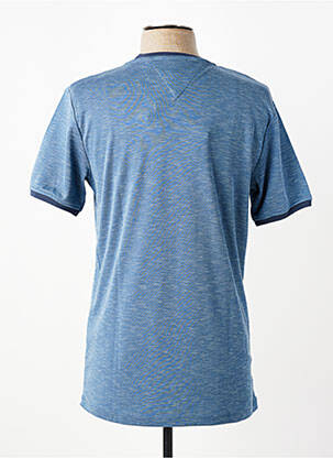 T-shirt coupe cintrée manches courtes bleu CAMBERABERO homme
