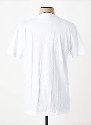 T-shirt broderie manches courtes blanc CAMBERABERO homme