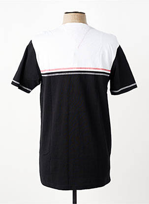 T-shirt broderie manches courtes noir CAMBERABERO homme