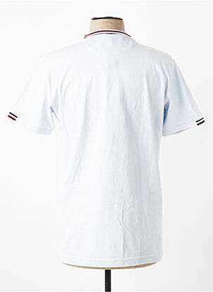 T-shirt broderie manches courtes bleu CAMBERABERO homme