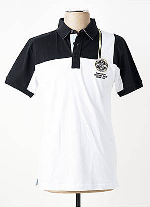 Polo coupe droite manches courtes noir CAMBERABERO homme