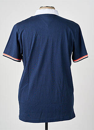 Polo coupe droite manches courtes bleu CAMBERABERO homme