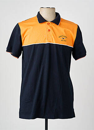 Polo coupe droite manches courtes noir CAMBERABERO homme