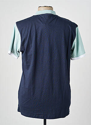 Polo coupe droite manches courtes bleu CAMBERABERO homme