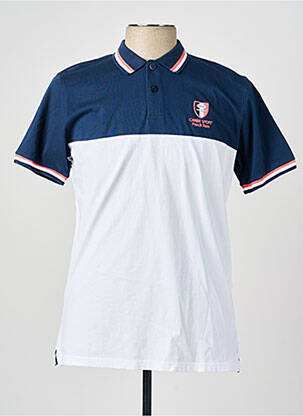 Polo coupe droite manches courtes bleu CAMBERABERO homme