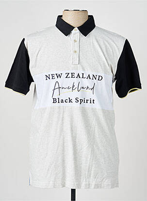 Polo coupe droite manches courtes noir CAMBERABERO homme