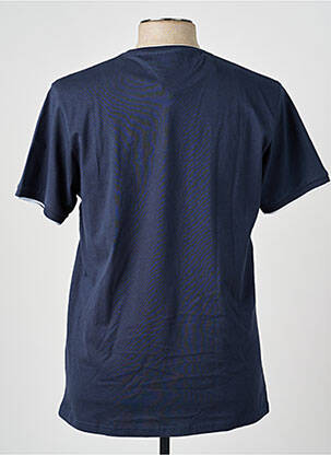 T-shirt coupe droite manches courtes bleu CAMBERABERO homme