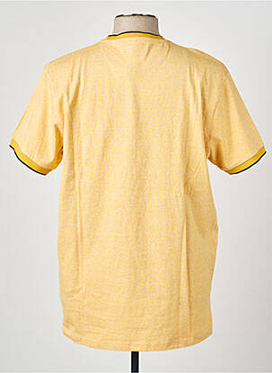 T-shirt coupe droite manches courtes jaune CAMBERABERO homme