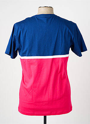 T-shirt coupe droite manches courtes bleu CAMBERABERO homme