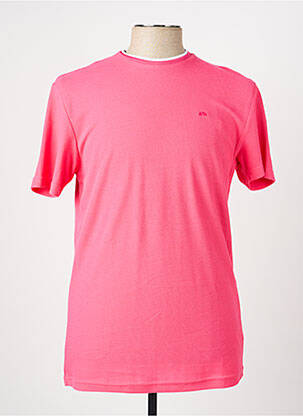 T-shirt coupe cintrée manches courtes rose CAMBERABERO homme