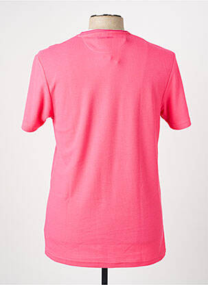 T-shirt coupe cintrée manches courtes rose CAMBERABERO homme