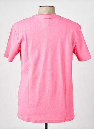 T-shirt coupe droite manches courtes rose CAMBERABERO homme