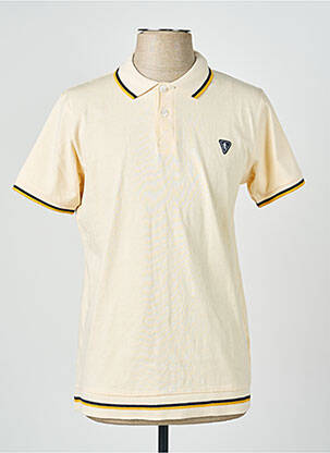 Polo tissage jersey manches courtes beige CAMBERABERO homme