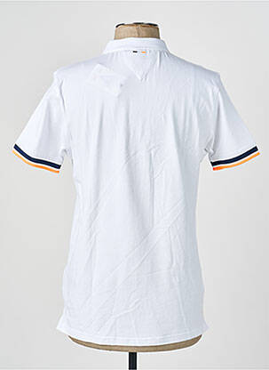 Polo tissage jersey manches courtes blanc CAMBERABERO homme
