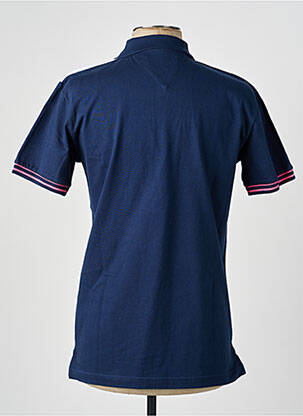 Polo tissage jersey manches courtes bleu CAMBERABERO homme