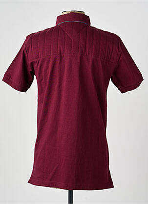 Polo tissage jersey manches courtes rouge CAMBERABERO homme