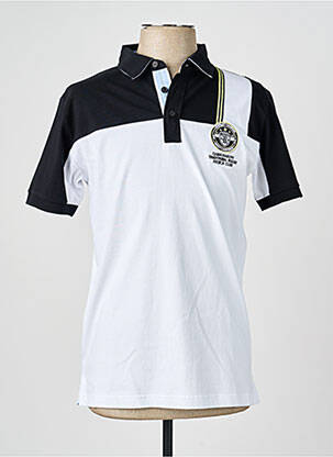 Polo tissage jersey manches courtes noir CAMBERABERO homme