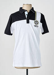 Polo tissage jersey manches courtes noir CAMBERABERO homme