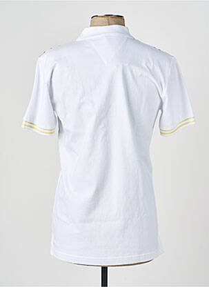 Polo tissage jersey manches courtes blanc CAMBERABERO homme