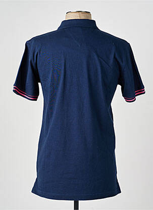 Polo tissage jersey manches courtes bleu CAMBERABERO homme