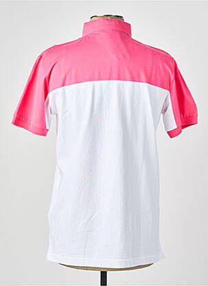 T-shirt broderie manches courtes rose CAMBERABERO homme