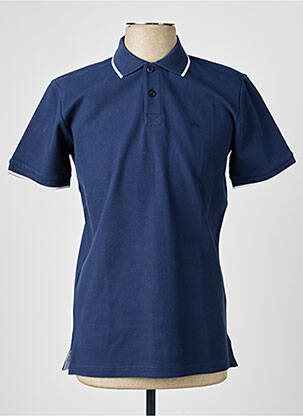 Polo stretch manches courtes bleu CAMBERABERO homme