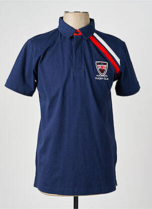 Polo tissage jersey manches courtes bleu CAMBERABERO homme