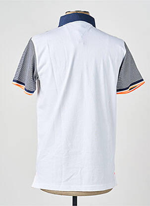 Polo tissage jersey manches courtes bleu CAMBERABERO homme