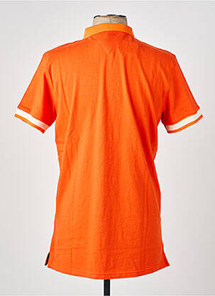 Polo sérigraphie manches courtes orange CAMBERABERO homme