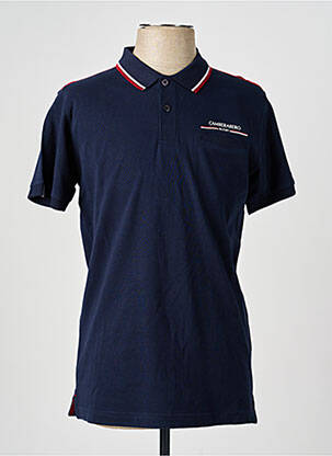 Polo stretch manches courtes bleu CAMBERABERO homme