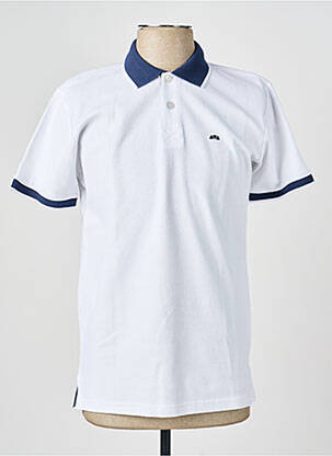 Polo stretch manches courtes blanc CAMBERABERO homme