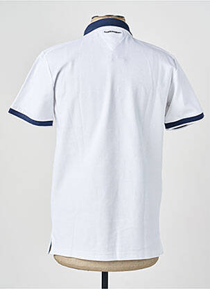 Polo stretch manches courtes blanc CAMBERABERO homme