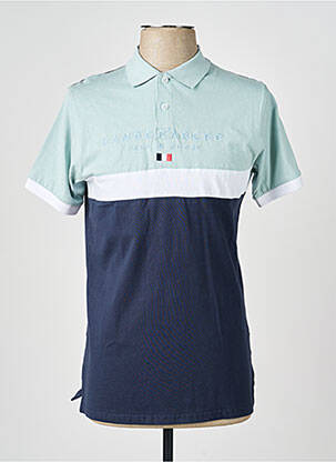 Polo tissage jersey manches courtes vert CAMBERABERO homme