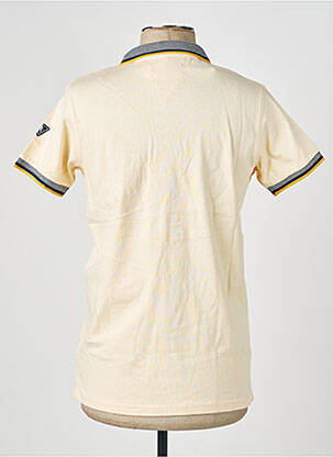 Polo tissage jersey manches courtes jaune CAMBERABERO homme