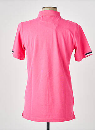 Polo stretch manches courtes rose CAMBERABERO homme